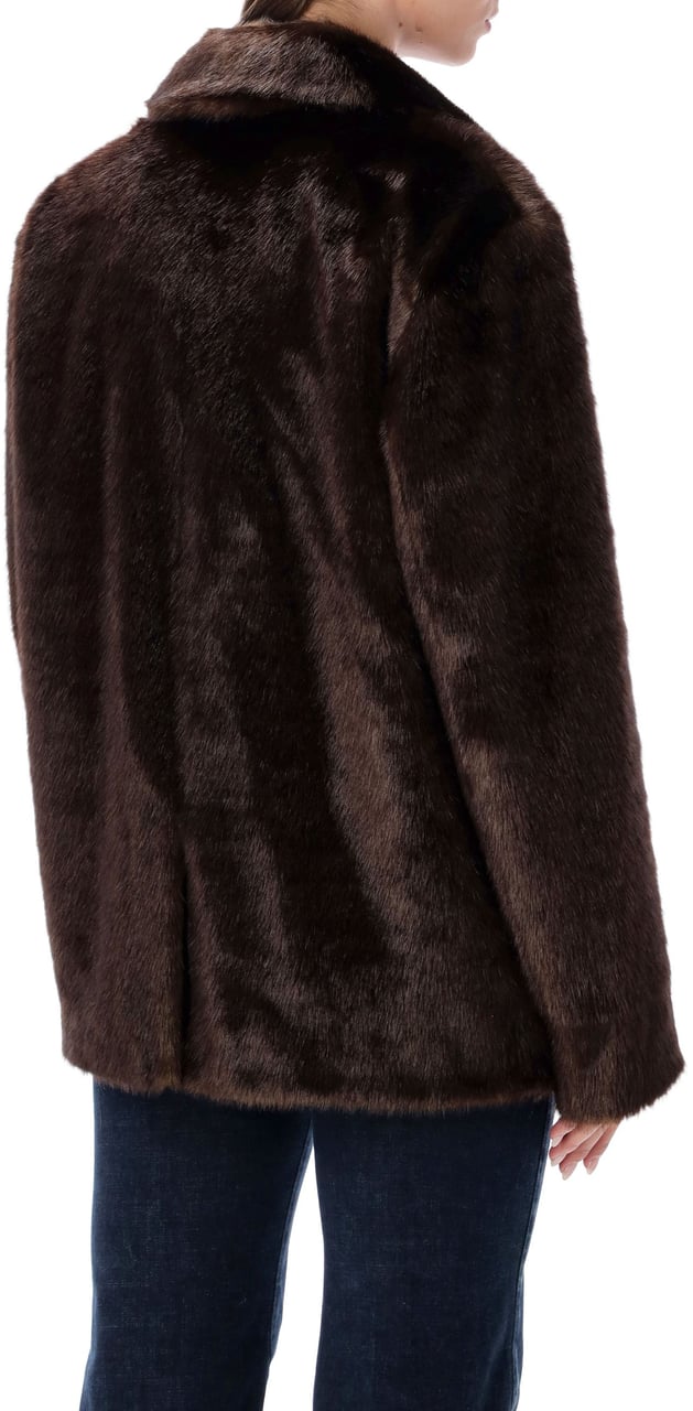 Stand Studio Evyn Eco Mink Jacket Marrone Bruin