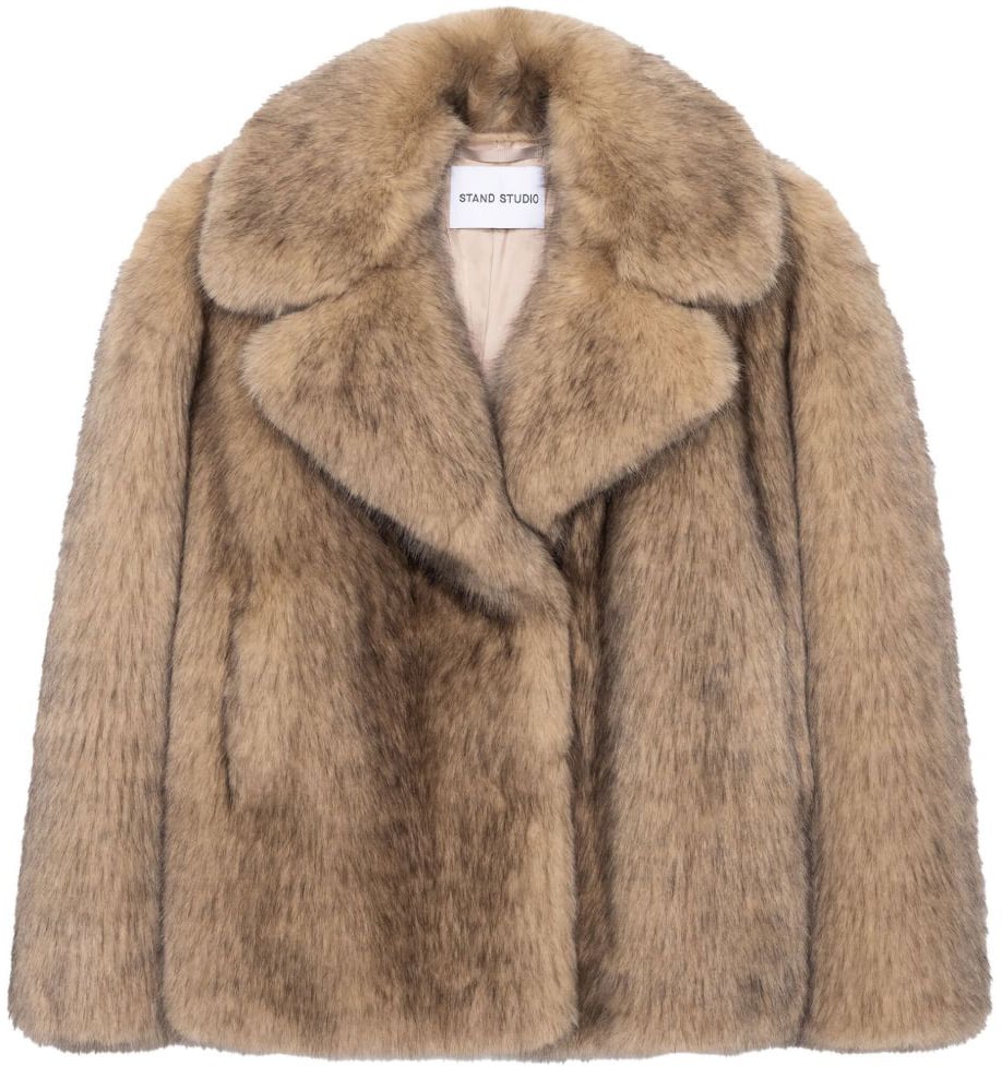 Stand Studio Coats Marrone Chiaro Bruin