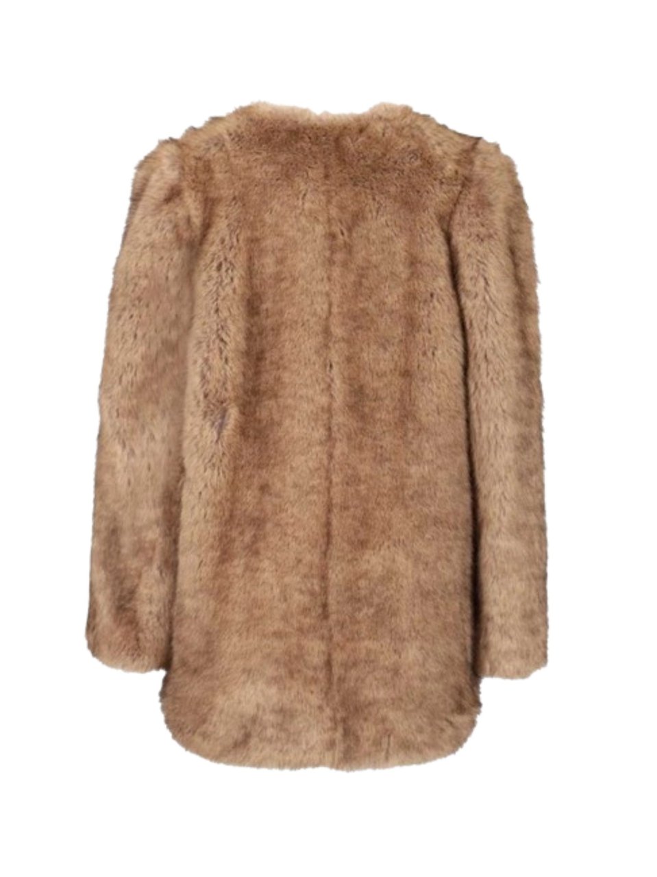 Stand Studio Beige Sadie Faux Fur Jacket Neutraal
