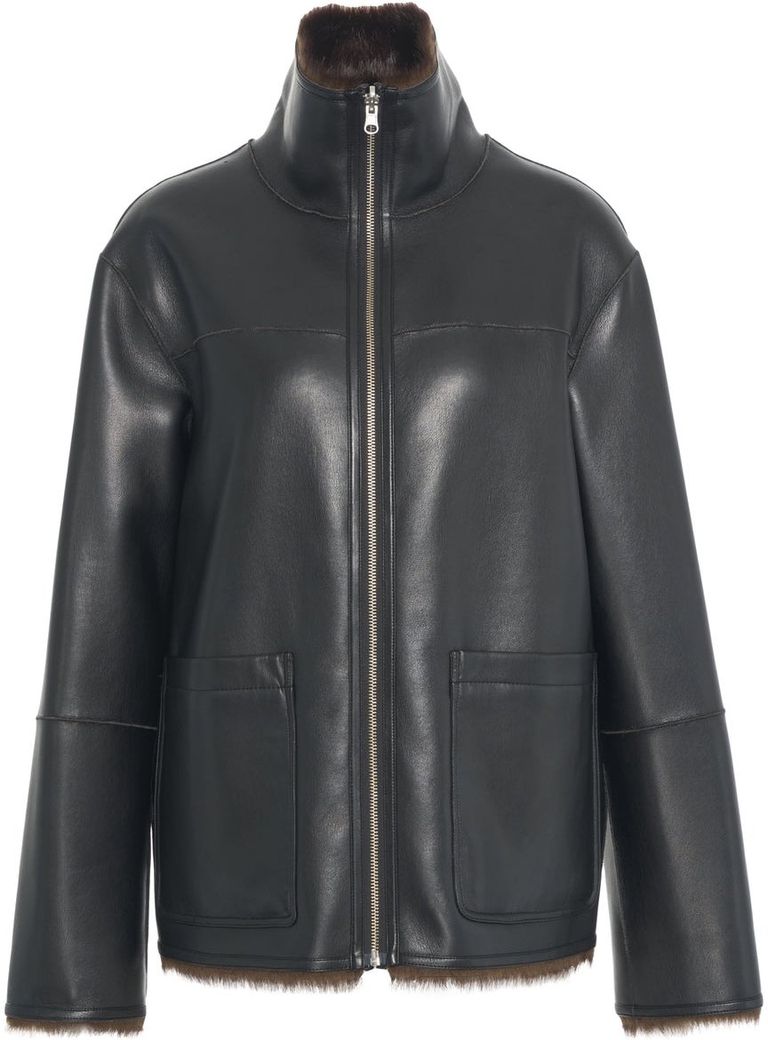 Stand Studio Reversible jacket 'Brella' Zwart