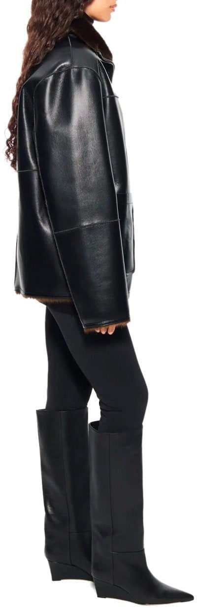 Stand Studio STAND STUDIO BRELLA REVERSIBLE JACKET Zwart