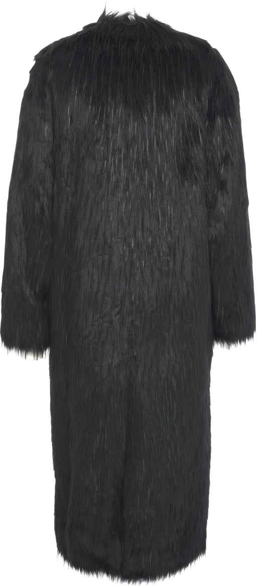 Stand Studio Faux fur coat 'Carolina' Zwart