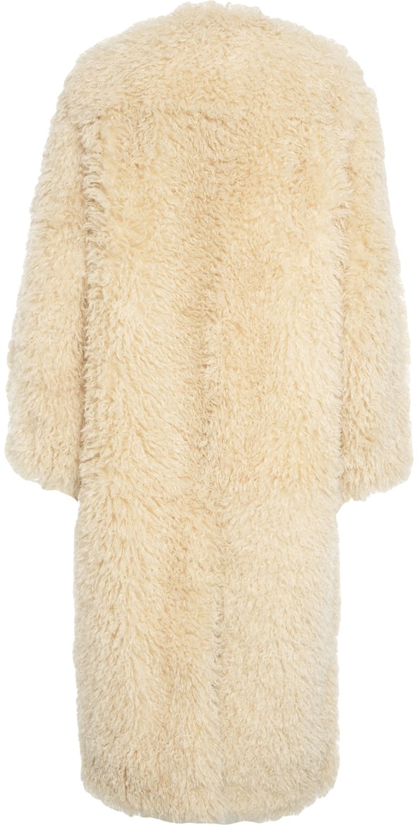 Stand Studio Faux fur coat 'Carolina' Wit