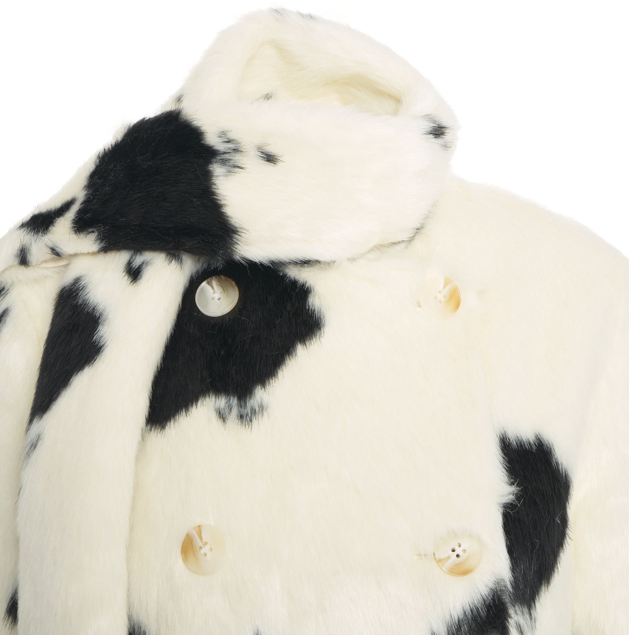 Stand Studio Faux fur coat 'Palmer' Wit