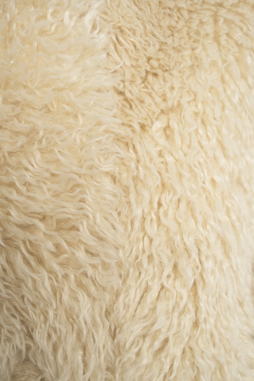 Stand Studio Faux fur jacket 'Charlotte' Beige