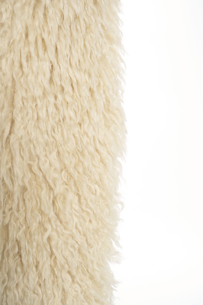Stand Studio Faux fur jacket 'Charlotte' Beige