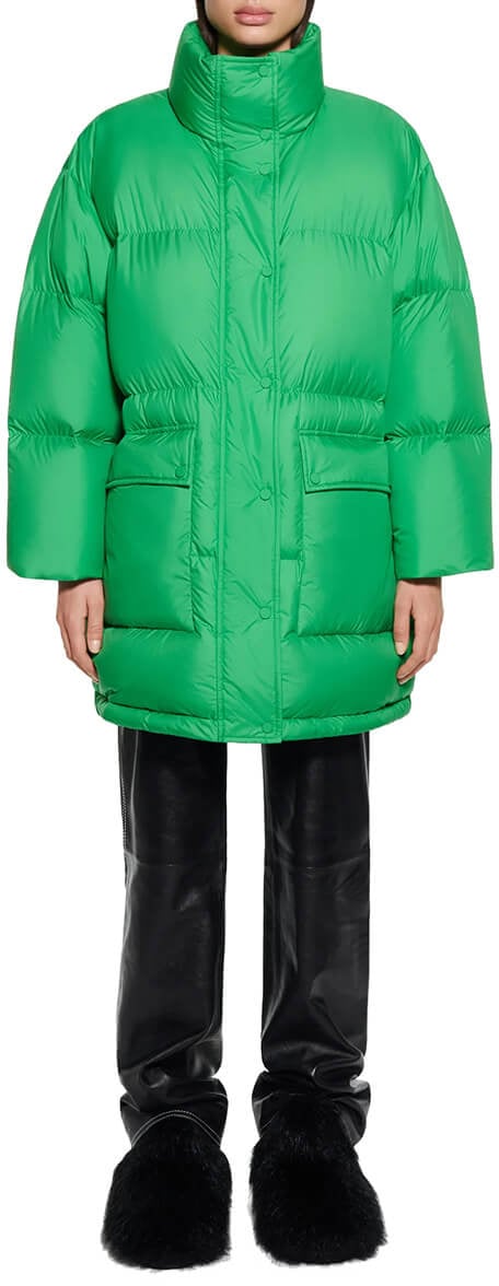 Stand Studio STAND STUDIO EDNA OVERSIZE PADDED JACKET Groen
