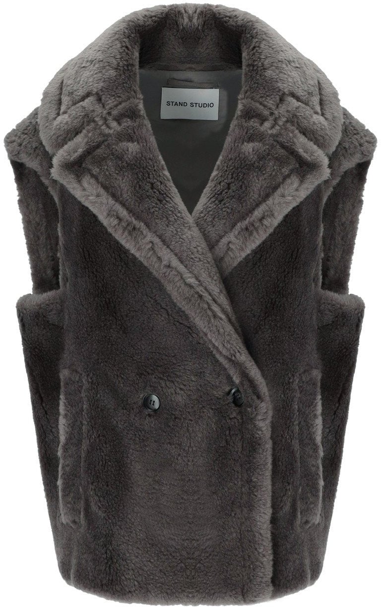 STAND STUDIO CLARY GREY VEST Grijs