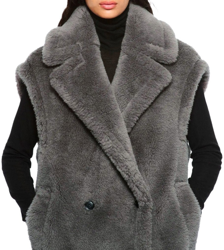 STAND STUDIO CLARY GREY VEST Grijs