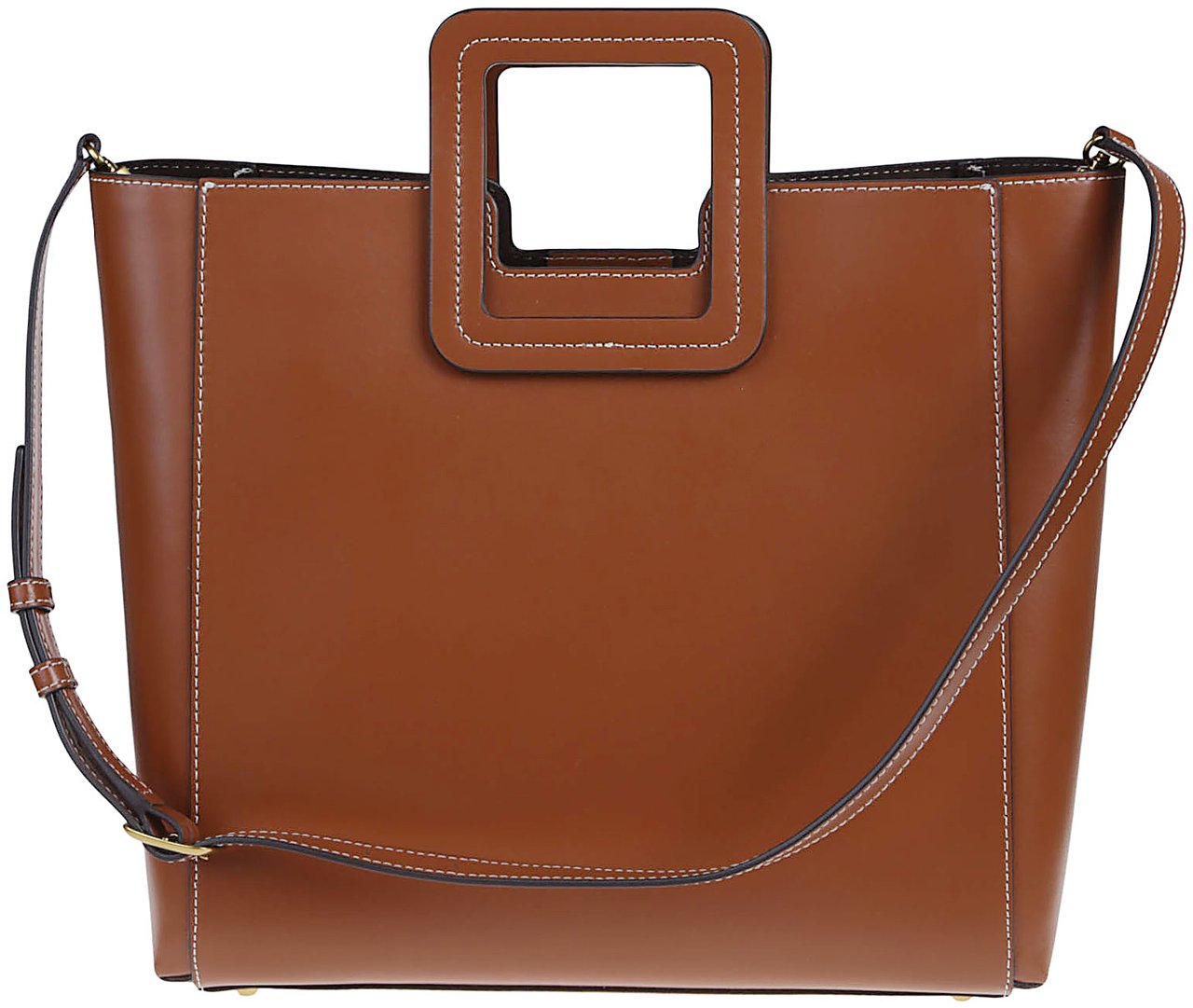 Staud Shirley Tote Bag Brown Bruin