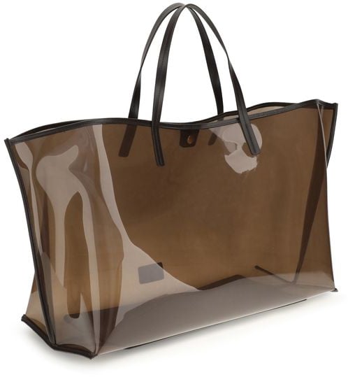 Staud Staud Brown Pvc Handbag Bruin