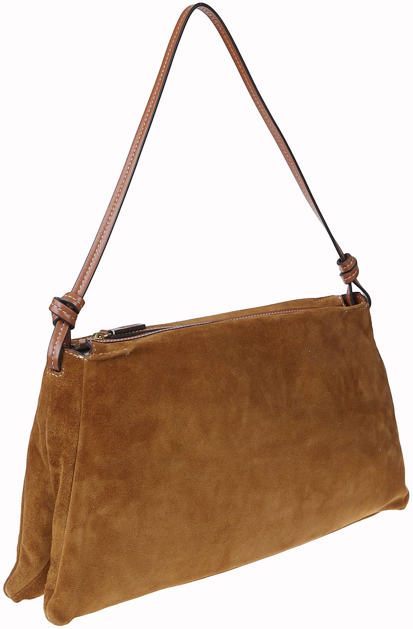 Staud Wally Shoulder Bag Brown Bruin