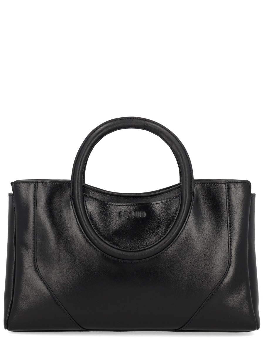 Staud Maude Mini Rounded Satchel Bag Zwart