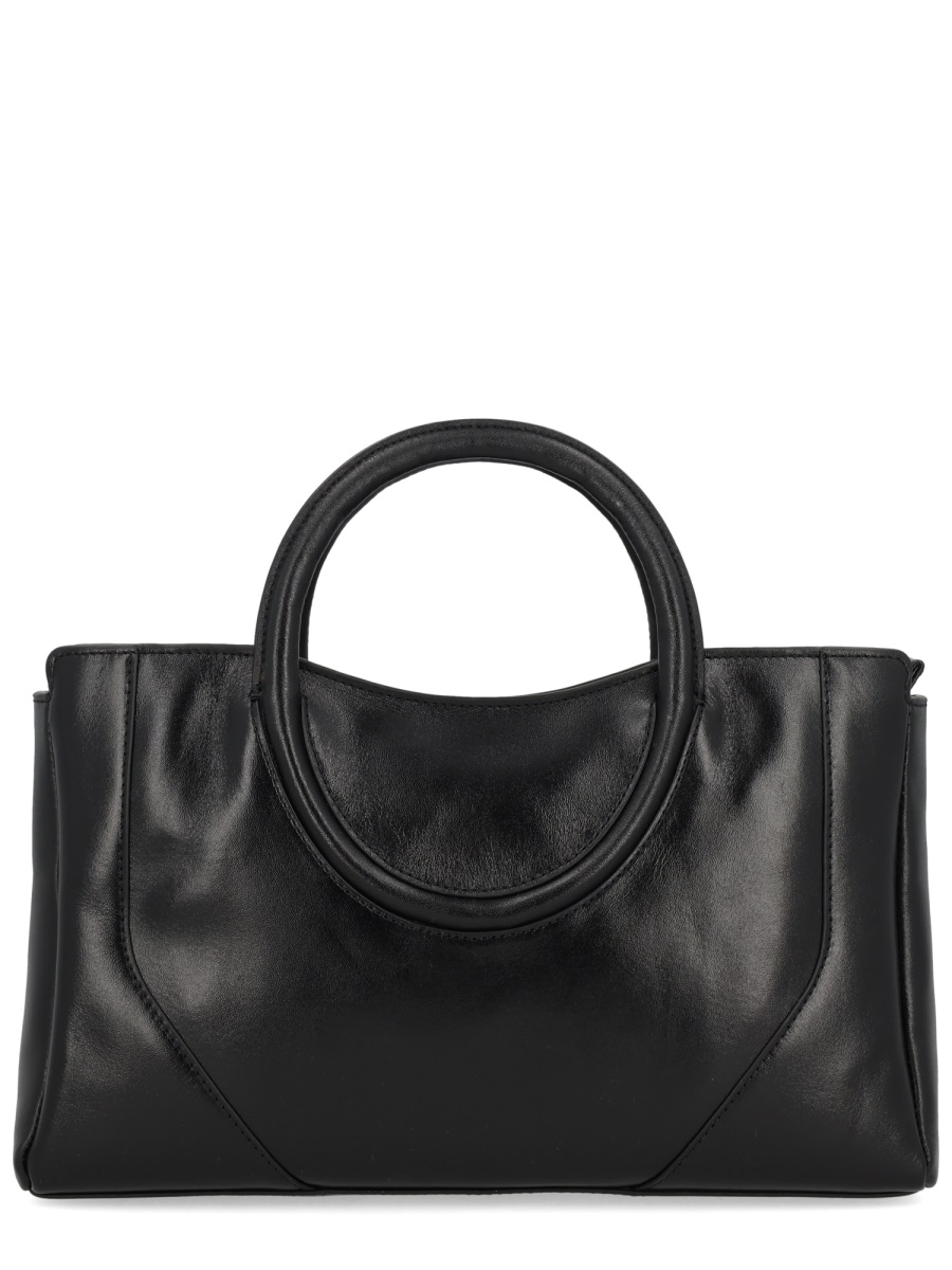 Staud Maude Mini Rounded Satchel Bag Zwart