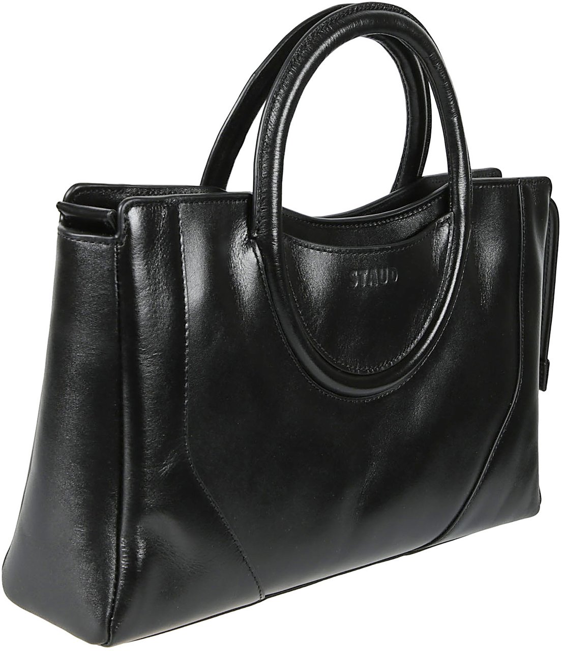 Staud Maude Mini Satchel Bag Black Zwart