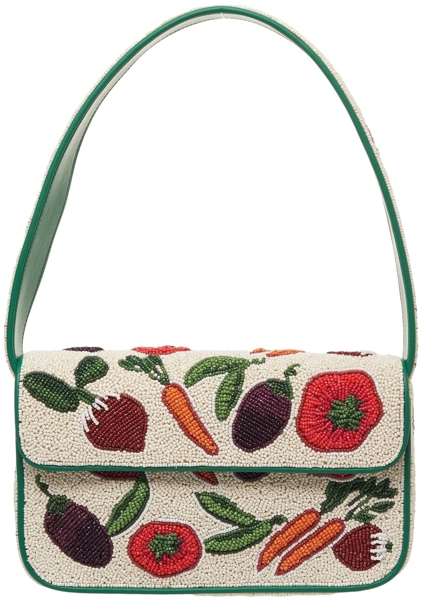 Staud Shoulderbag 'Tommy' Wit