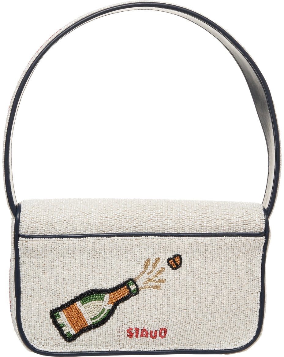 Staud Shoulderbag 'Tommy' Wit