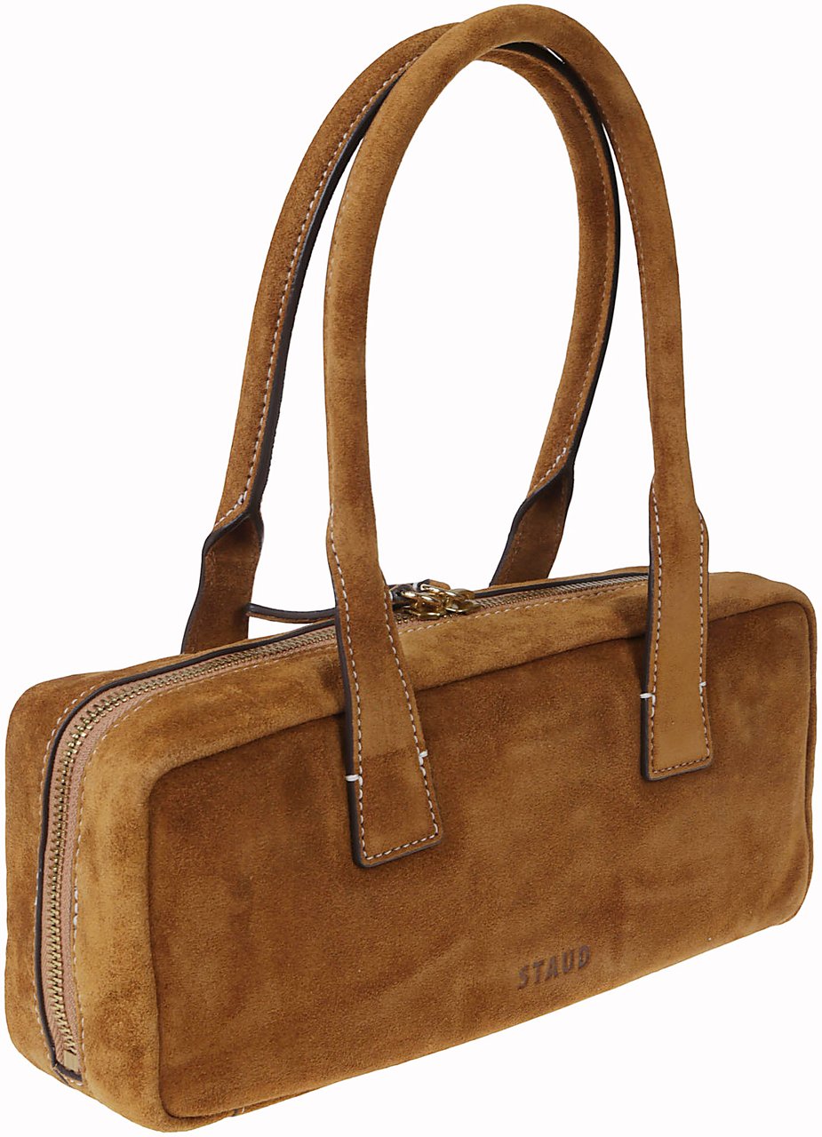 Staud Dude Shoulder Bag Brown Bruin