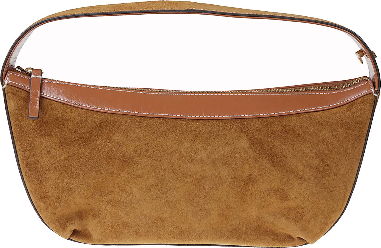 Staud Demy Shoulder Bag Brown Bruin