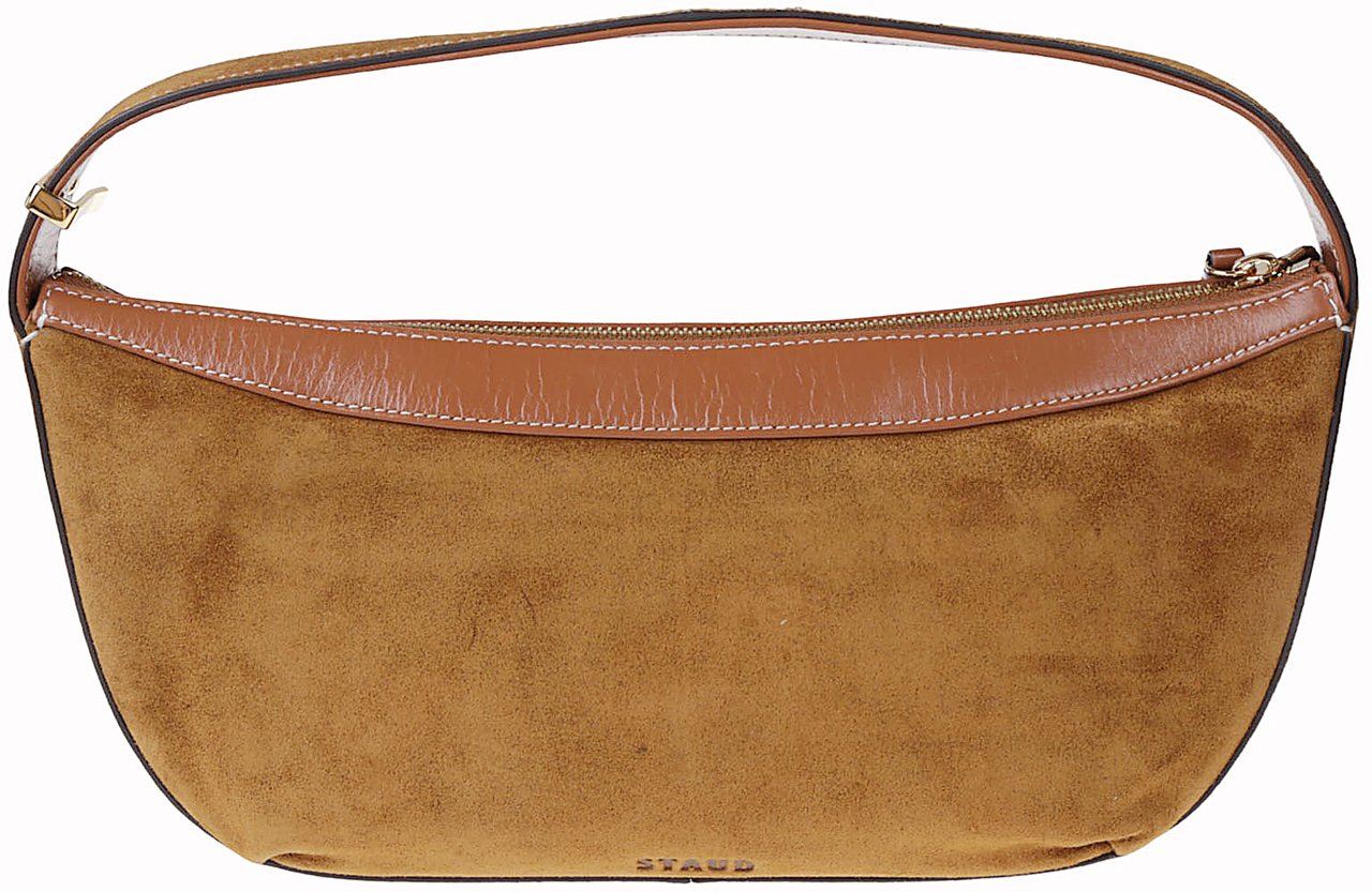 Staud Demy Shoulder Bag Brown Bruin