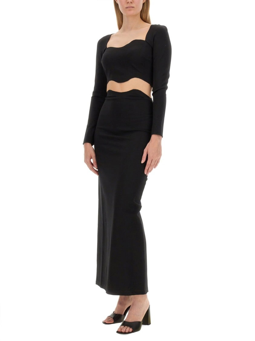 Staud "Ropes" Top Zwart