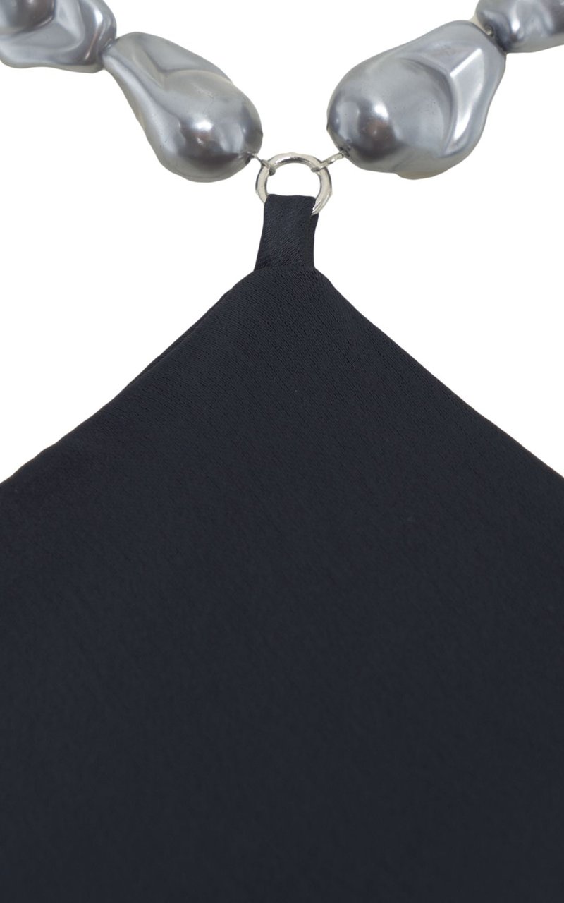 Staud Maxi dress 'Cadence' Blauw