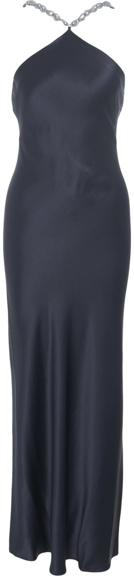 Staud Maxi dress 'Cadence' Blauw