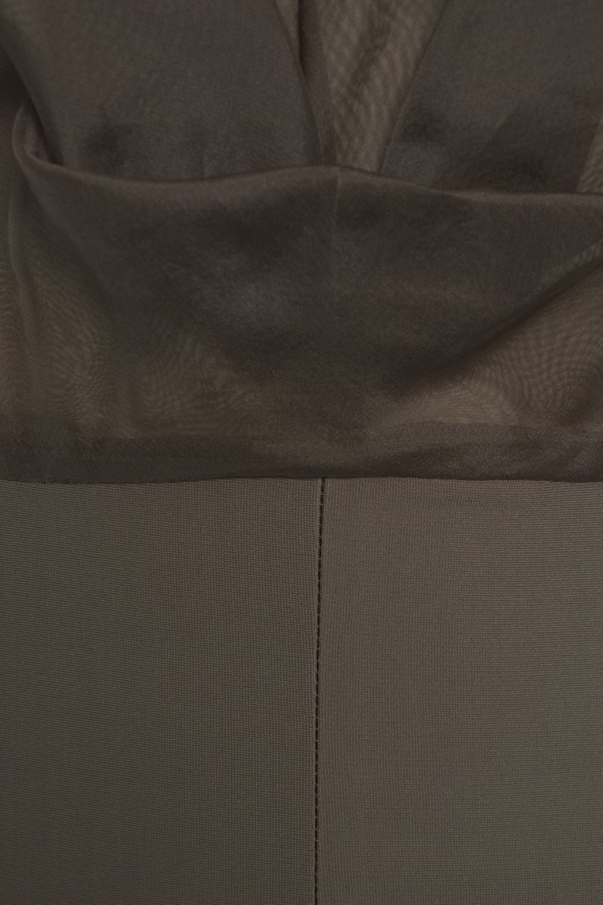 Staud Draped top 'Pinnacle' Groen