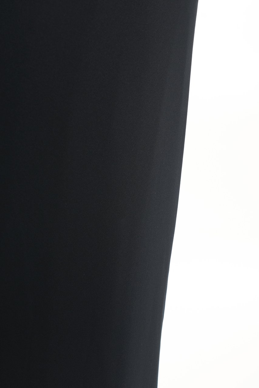 Staud Draped maxi dress Zwart