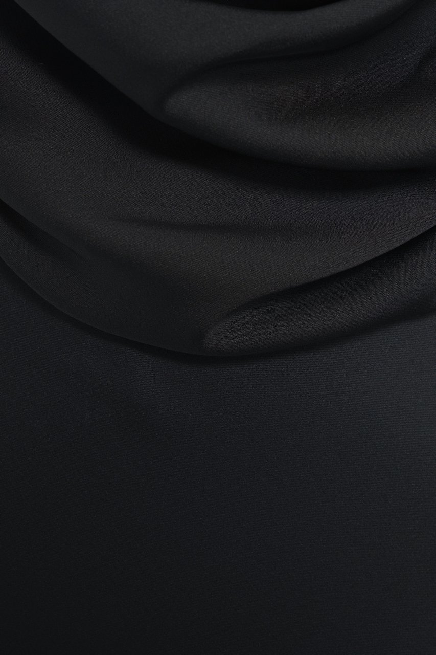 Staud Draped maxi dress Zwart