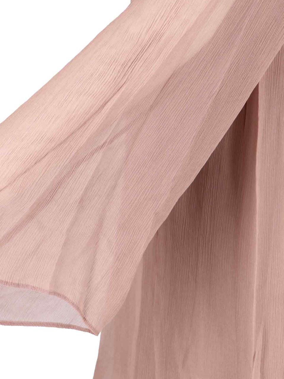 Staud Asymmetrical Mini Chiffon Dress With Front Cut-Out Neutraal