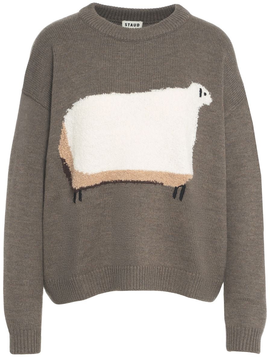 Staud Knit sweater 'Giada' Bruin