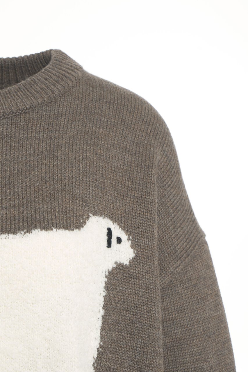 Staud Knit sweater 'Giada' Bruin