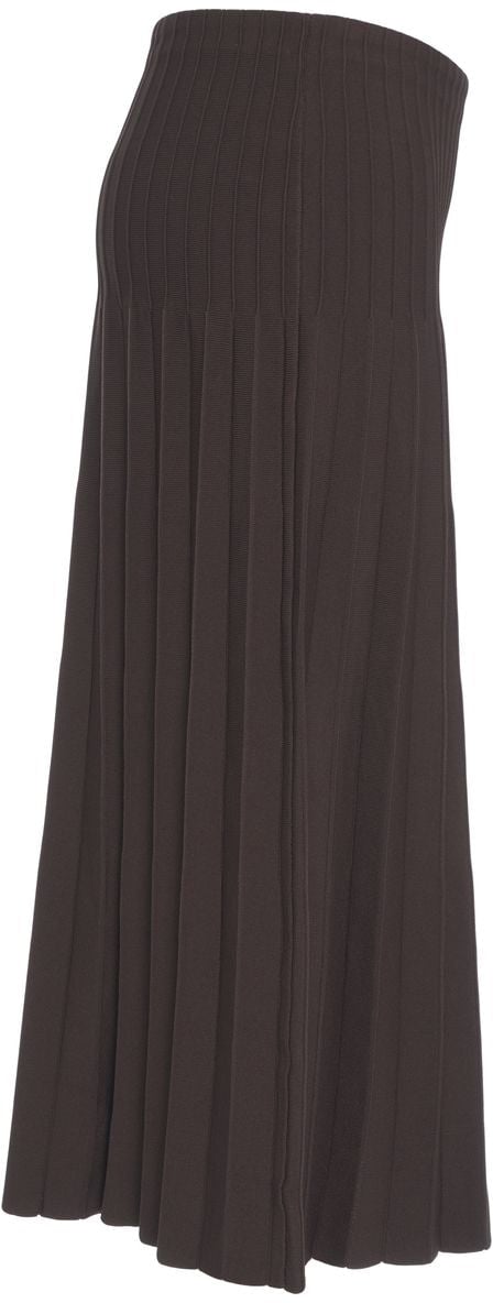 Staud Midi skirt 'Lena' Bruin