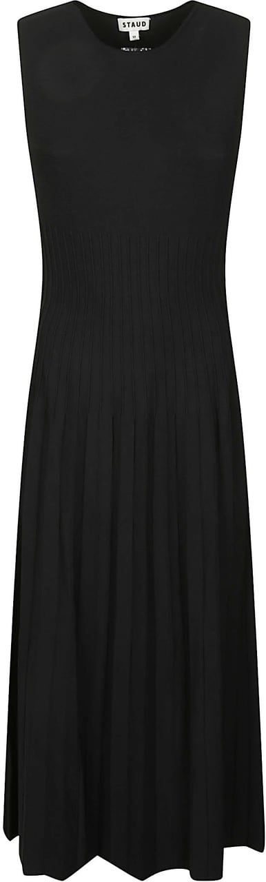 Staud Elyse Dress Black Zwart