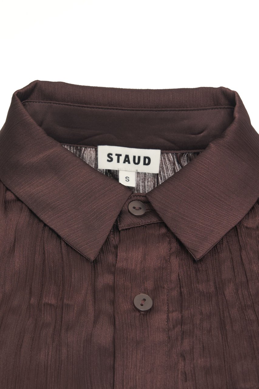 Staud Blouse 'Suki' Bruin