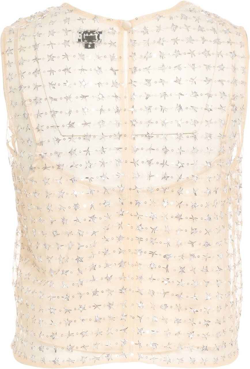 Staud Top 'Stardust' Beige