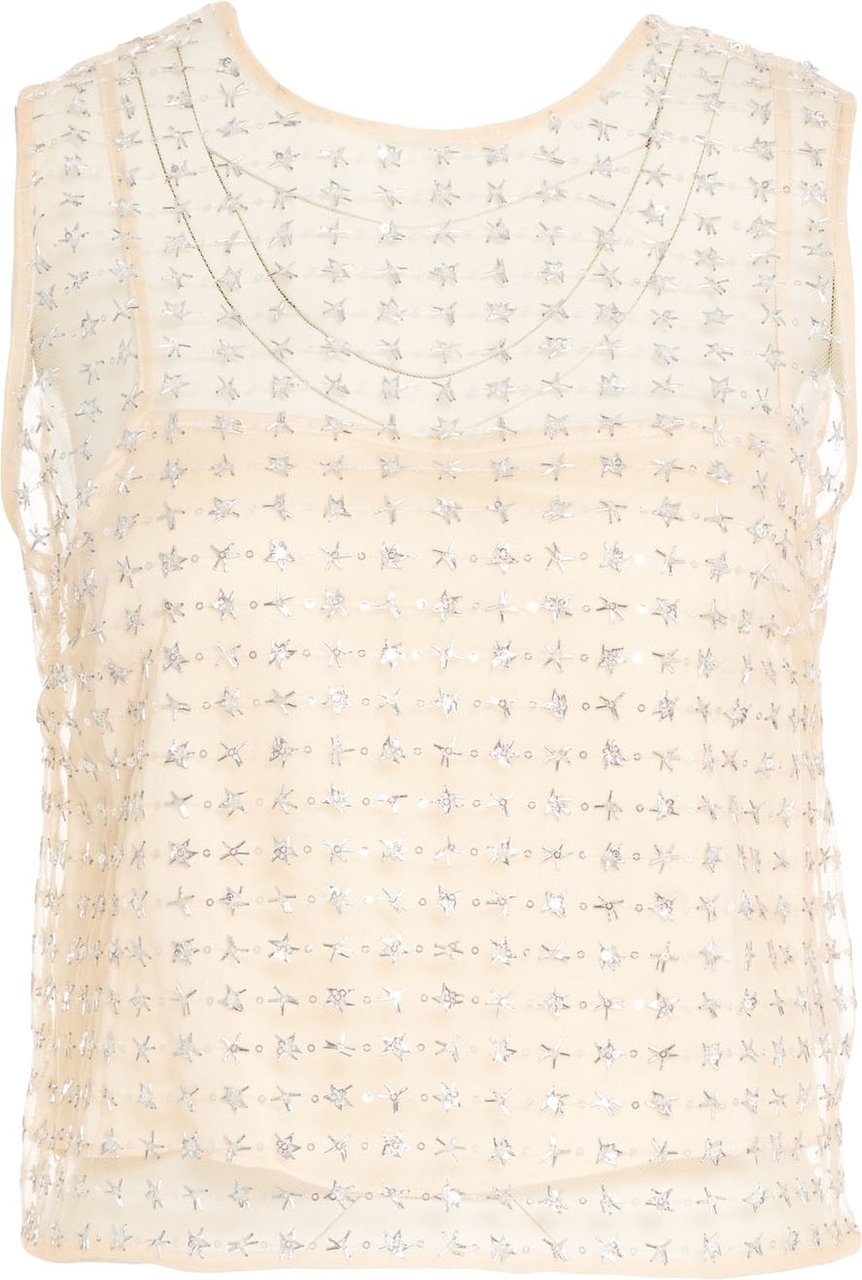 Staud Top 'Stardust' Beige