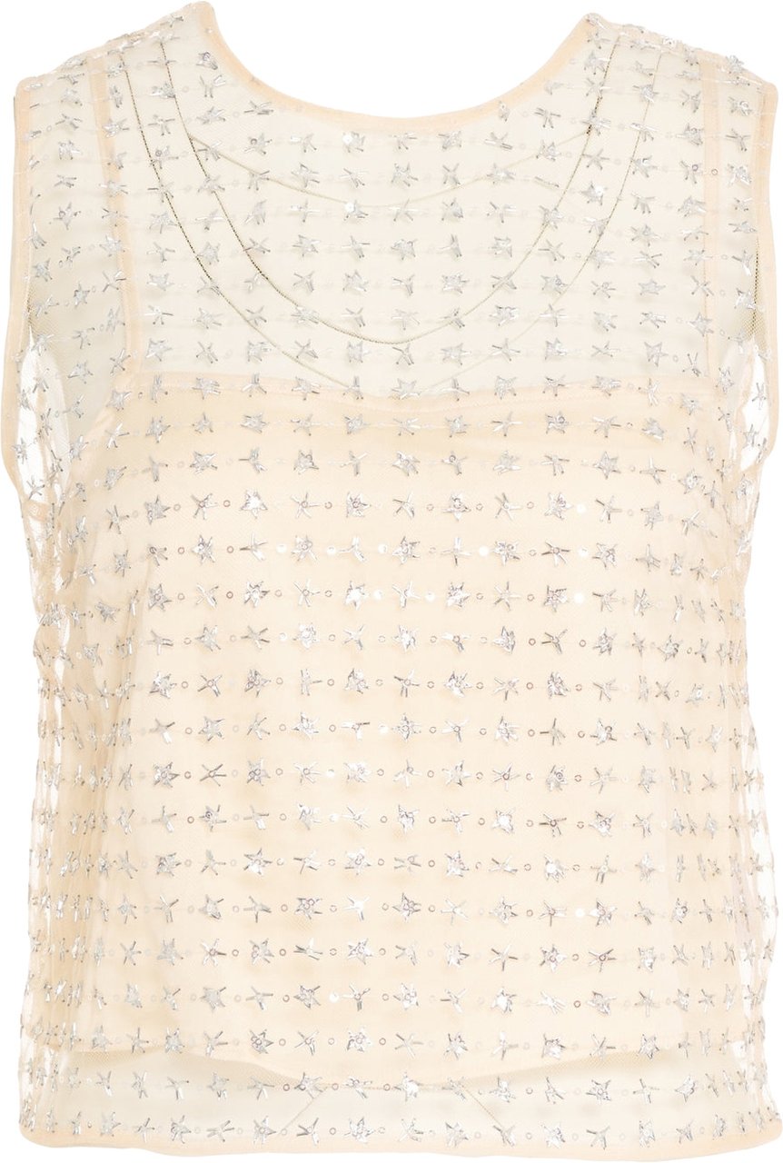 Staud Top 'Stardust' Beige