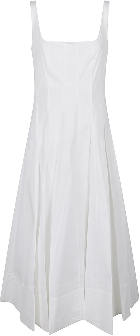 Staud Wells Dress White Wit