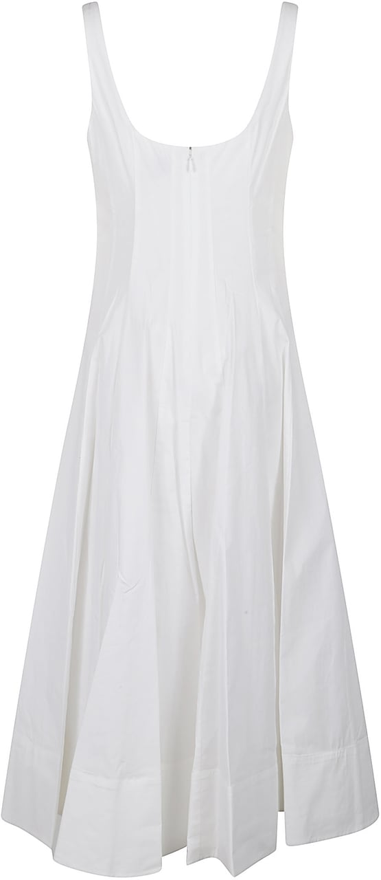 Staud Wells Dress White Wit