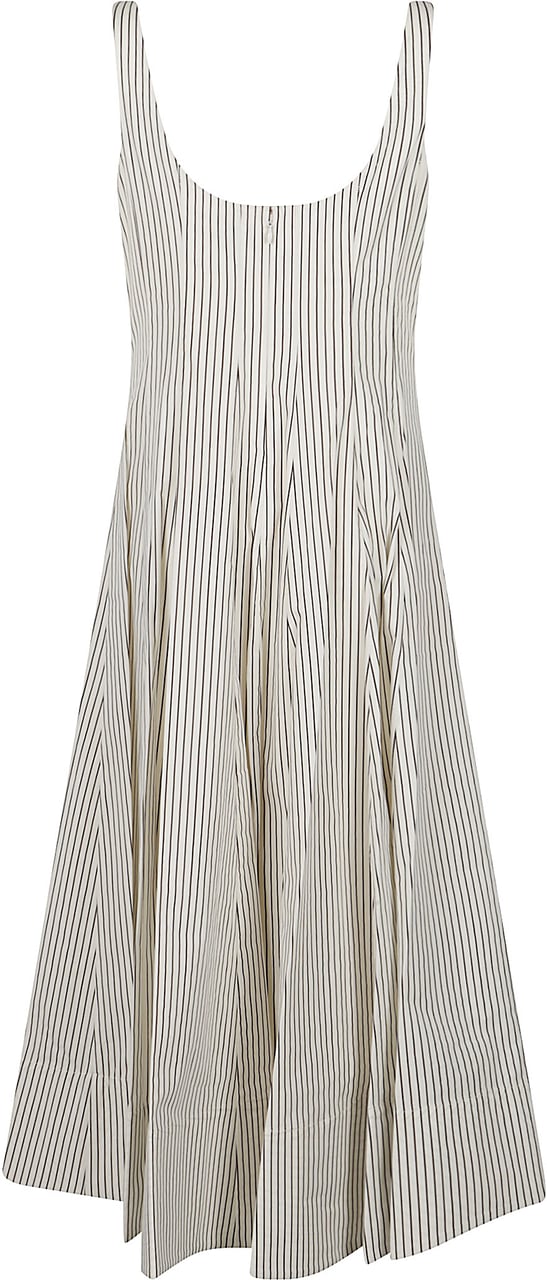 Staud Wells Dress Nude Beige