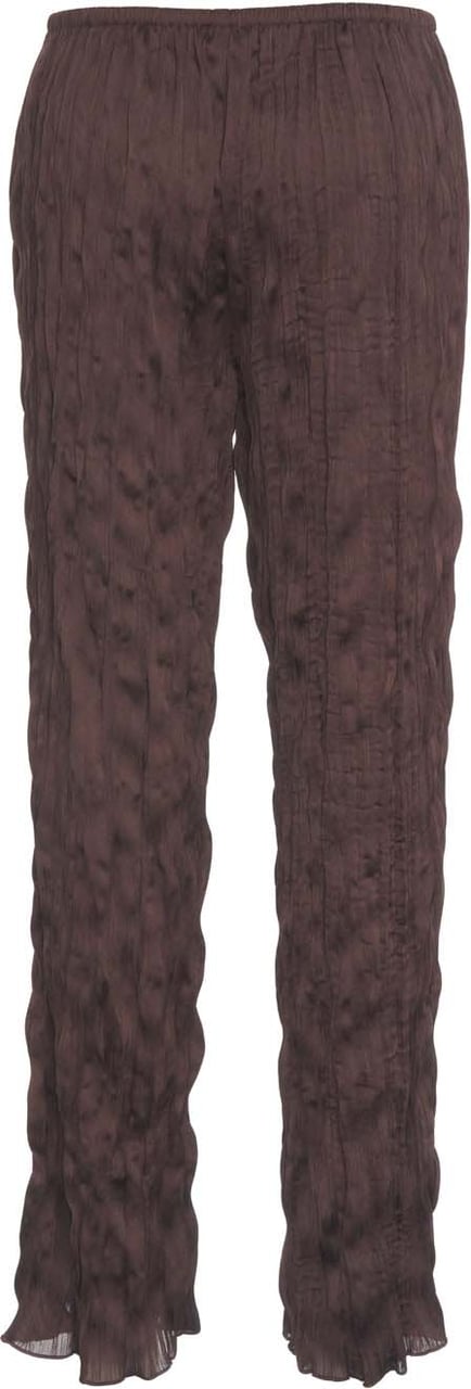 Staud Pleated trousers 'Nami' Bruin