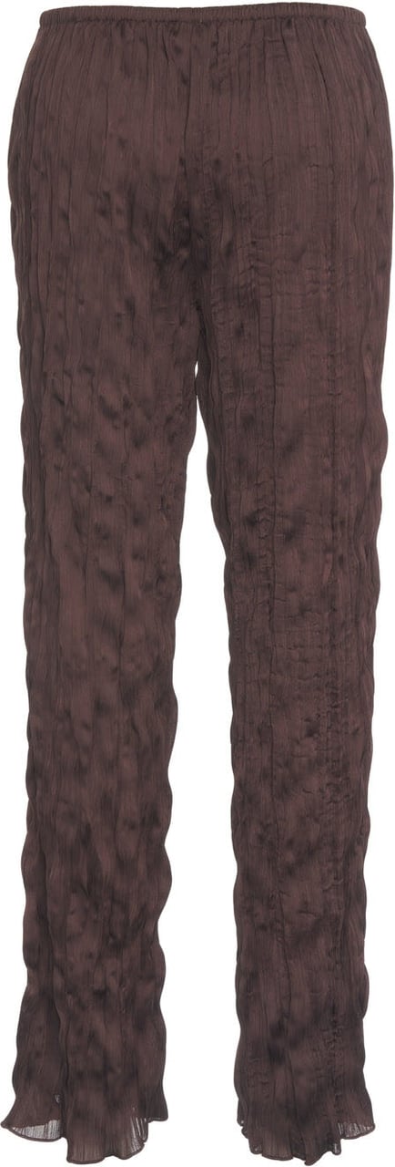 Staud Pleated trousers 'Nami' Bruin