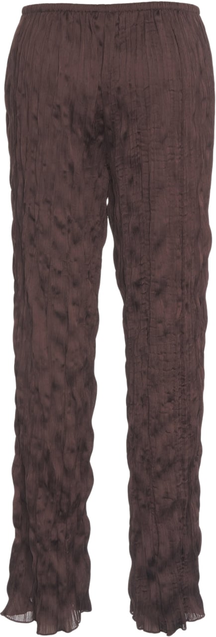 Staud Pleated trousers 'Nami' Bruin