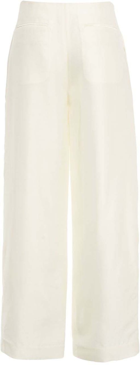 Staud Pants 'Pierre' Wit