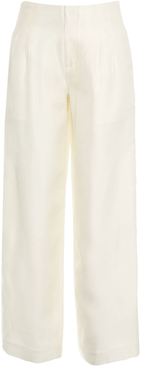 Staud Pants 'Pierre' Wit
