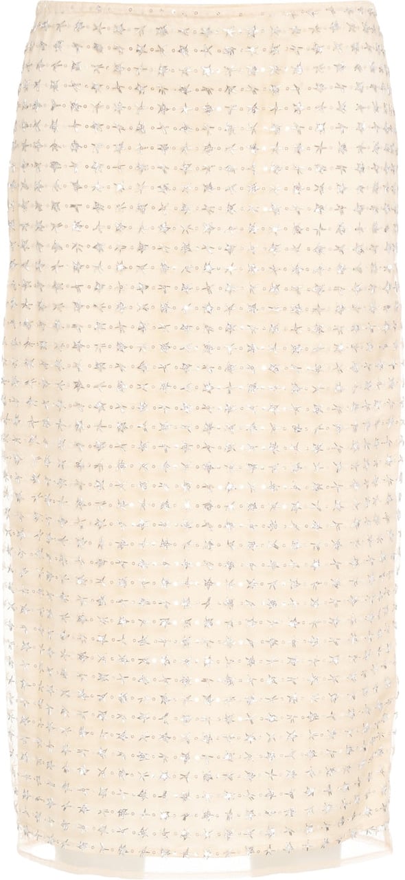 Staud Midi skirt 'Ciara' Beige
