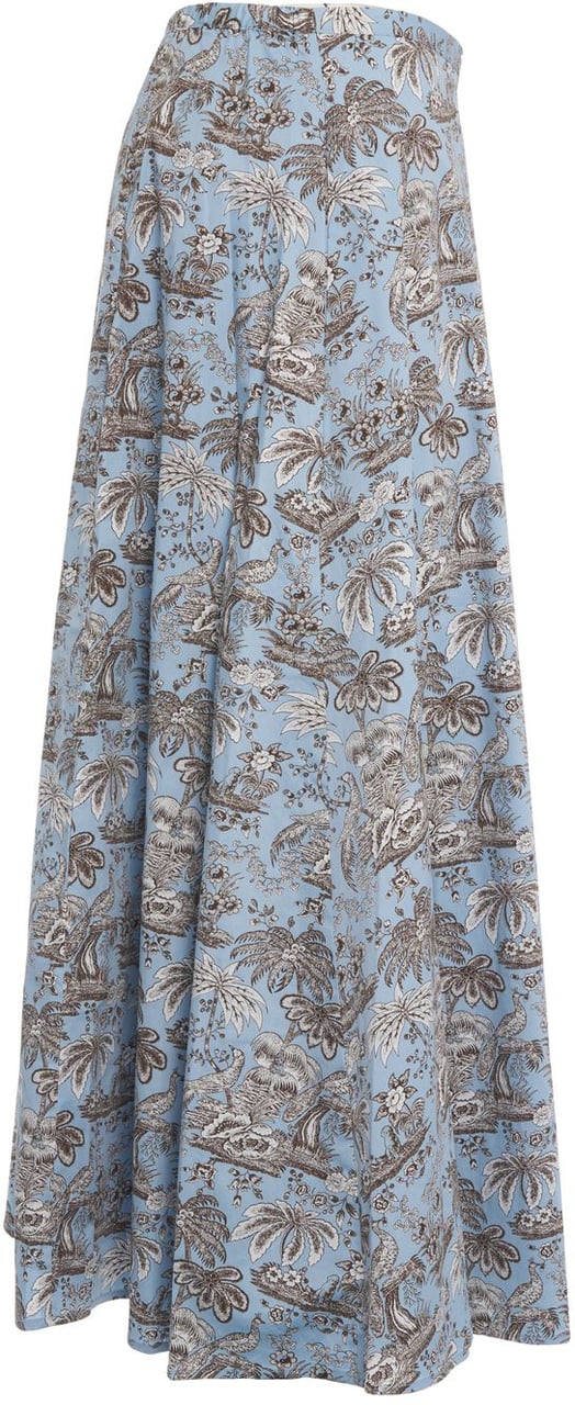 Staud Maxi skirt 'Axel' Blauw