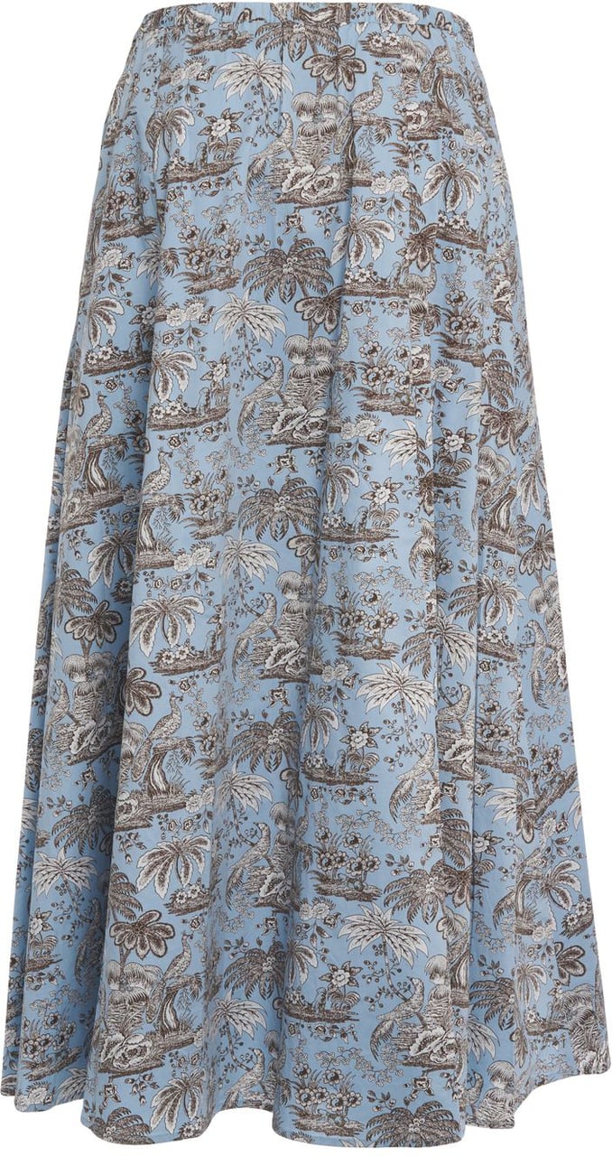 Staud Maxi skirt 'Axel' Blauw